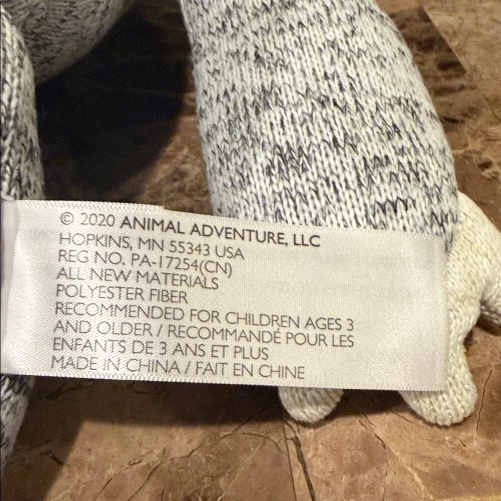 Animal Adventure Gray Sloth Plush Toy - Picture 9 of 11